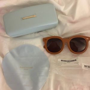 KAREN WALKER SUPER DUPER THISTLE TAN/GOLD